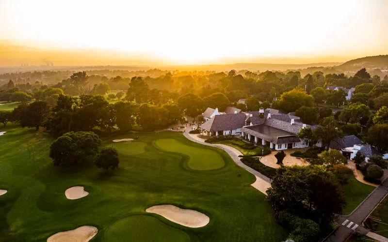 Royal Johannesburg East scenic clubhouse and fairway